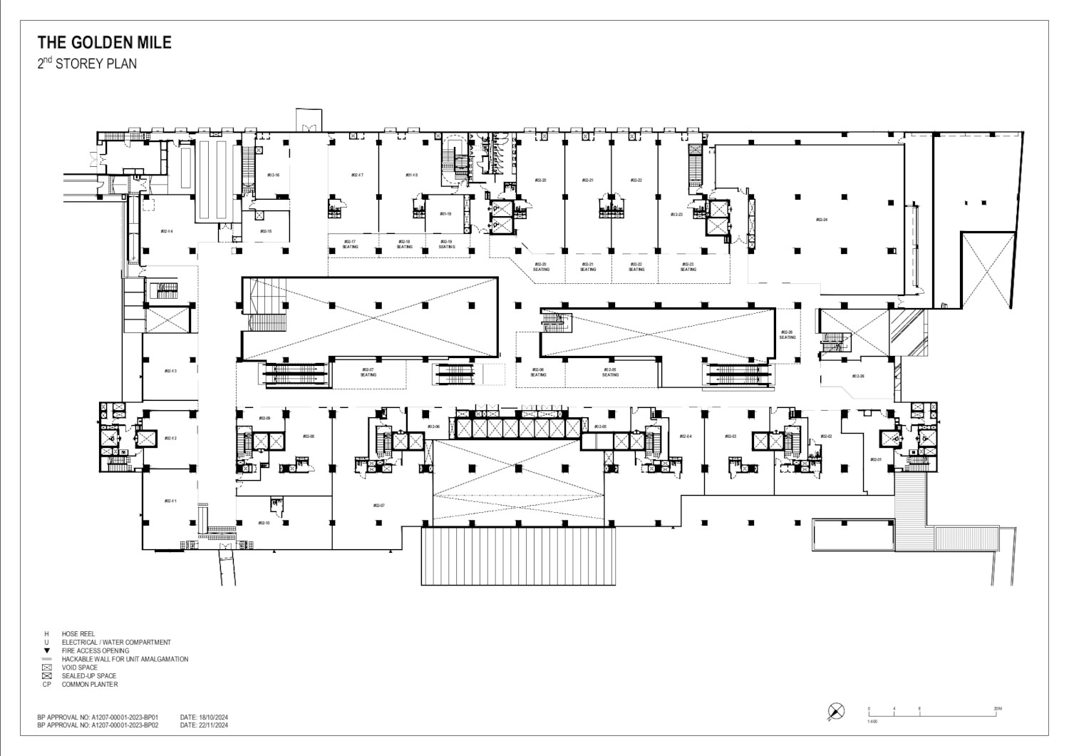The Golden Mile #2 retail Floor Plan