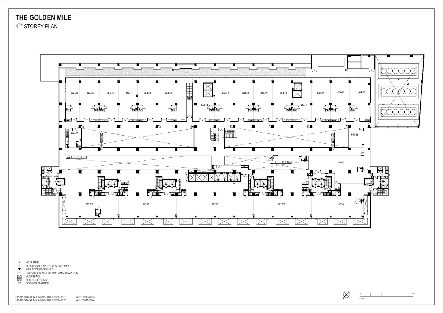 The Golden Mile #4 Offices Floor Plan