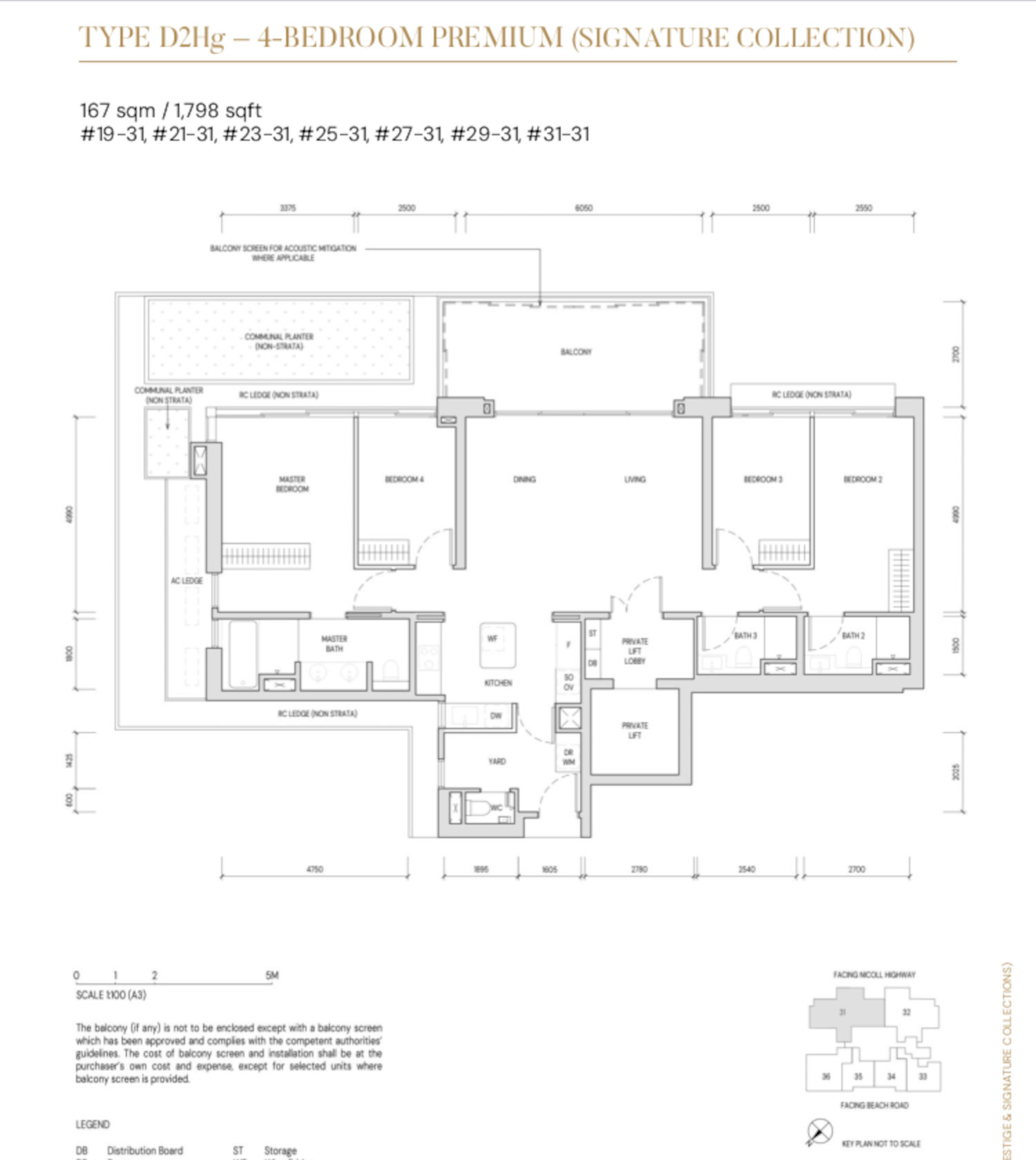 Aurea 4 Bedrooms Premium Floor Plan